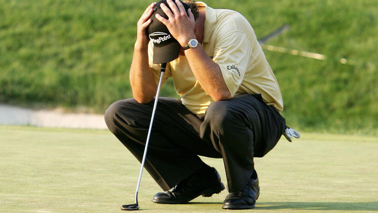 Como evitar “rajarse” en el campo de golf.